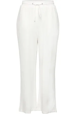 Grunt Grcamille Linen Pants Bottoms Trousers White