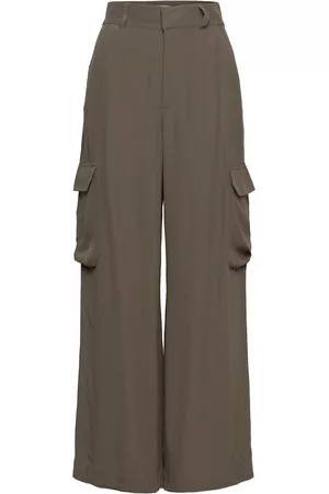 Hunkydory Naiset Reisitaskuhousut - Buck Cargo Pants Trousers Cargo Pants Ruskea