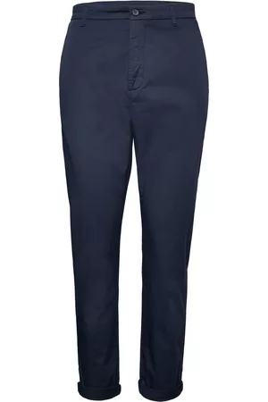 Hope Naiset Chinot - News Edit Trousers Chinot Housut Tummansiniset