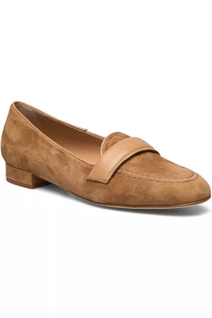 A Pair Naiset Loaferit - Classic Loafer Belt Loaferit Matalat Kengät Beige
