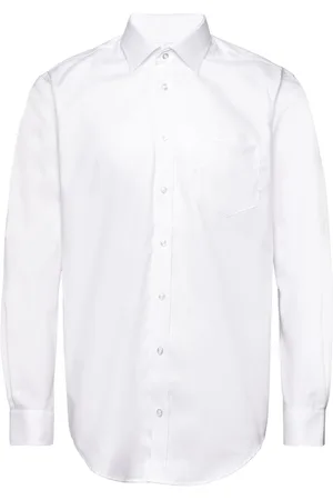 BOSWEEL SHIRTS EST. 1937 Slim Fit Mens Shirt Tops Shirts Business White