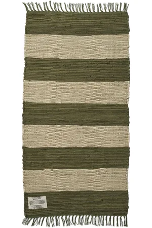 Bongusta Chindi Rug Home Textiles Rugs & Carpets Cotton Rugs & Rag Rugs Green