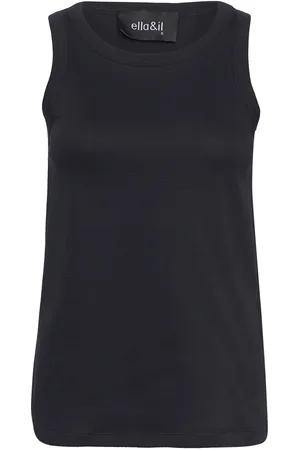 Ella&il Lea Singlet Tops T-shirts & Tops Sleeveless Black