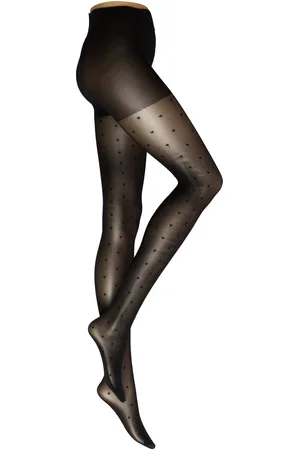 Lindex Tights 30 Den Ao Hearts Lingerie Pantyhose & Leggings Black