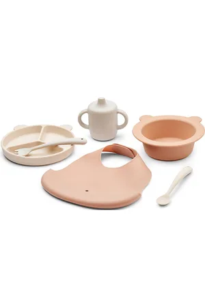 Liewood Stina Gift Set Home Meal Time Dinner Sets Pink