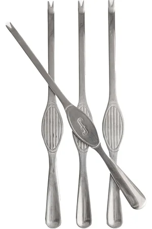 Sagaform Sivan Seafood Cracker Home Tableware Cutlery Seafood Cutlery Sets Silver