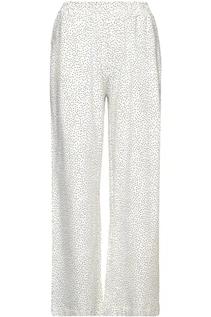 Basicapparel Elba Loose Pant Gots Bottoms Trousers Wide Leg White