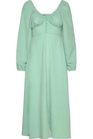 Gina Tricot Maja Dress Maksimekko Juhlamekko Green