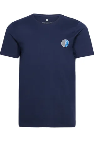 JBS of Denmark Jbs Of Dk O-Neck Blend Tops T-shirts Short-sleeved Navy