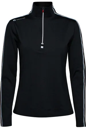 Backtee Ladies Sporty Baselayer Sport T-shirts & Tops Long-sleeved Black