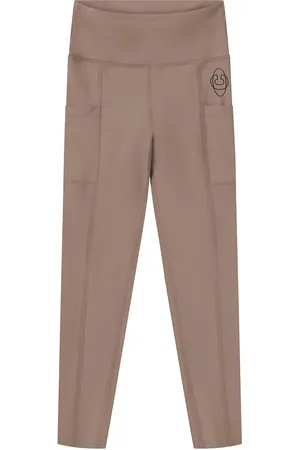 Cuera Active Long Tights Sport Running-training Tights Brown