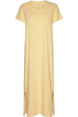 Basicapparel Rebekka Dress Gots Maksimekko Juhlamekko Yellow