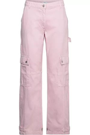 Envii Naiset Reisitaskuhousut - Enflag Jeans 6991 Trousers Cargo Pants Vaaleanpunainen