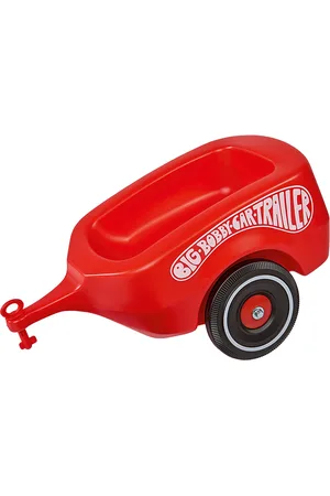 BIG Bobby Car Trailer, Red Toys Baby Toys Pull Along Toys Red