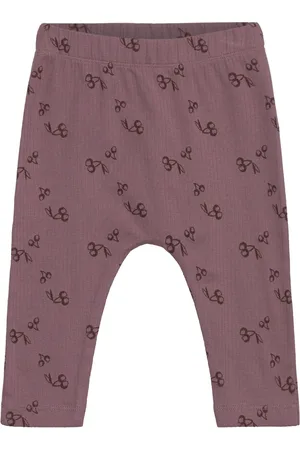 FIXONI Baggy Pants W.aop Bottoms Leggings Purple