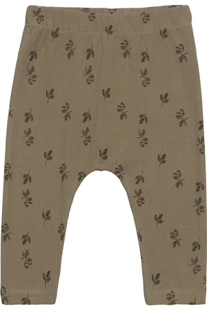 FIXONI Baggy Pants W.aop Bottoms Leggings Green