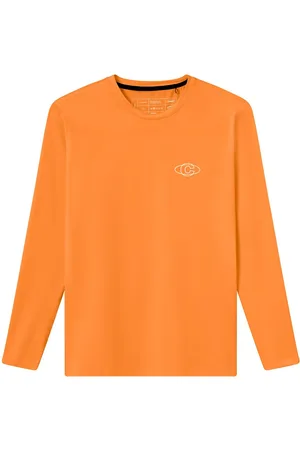 Cuera Oncourt Ls Layer T-Shirt Sport T-shirts Long-sleeved Orange