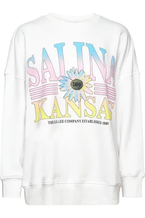 Lee Seasonal Sws Tops Sweat-shirts & Hoodies Sweat-shirts White