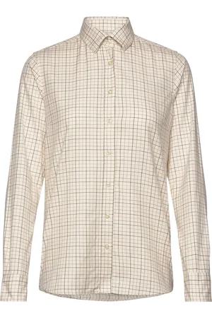 Chevalier Chorley Shooting Fit Sport Shirts Long-sleeved Beige
