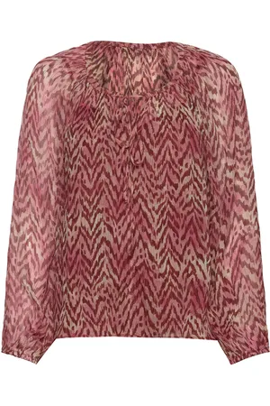 Dante 6 D6Sophie Bohemian Top Tops Blouses Long-sleeved Pink