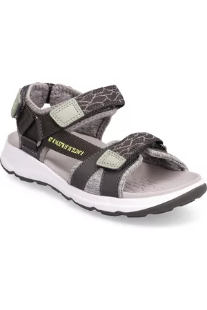 Superfit Lapset Sandaalit - Criss Cross Shoes Summer Shoes Sandals Harmaa