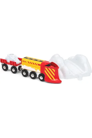 Brio 33606 Tog Med Sneplov Toys Toy Cars & Vehicles Toy Vehicles Trains Multi/patterned