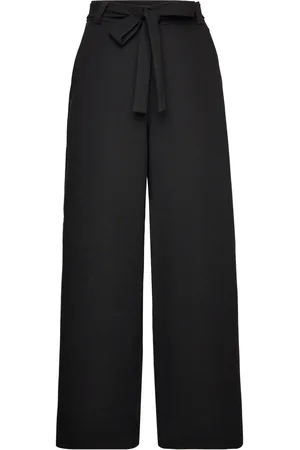 French Connection Whisper Full Lgth Palazzo Bottoms Trousers Culottes Black