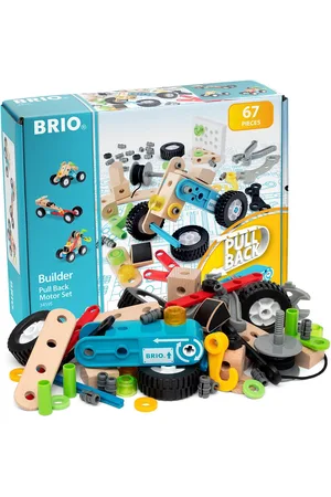 Brio 34595 Builder Pull Back-Motorsæt Toys Building Sets & Blocks Building Sets Multi/patterned