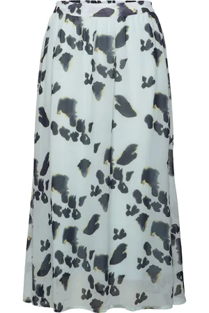 MSCH Mschgabriana Kabrina Skirt Aop Pitkä Hame Blue