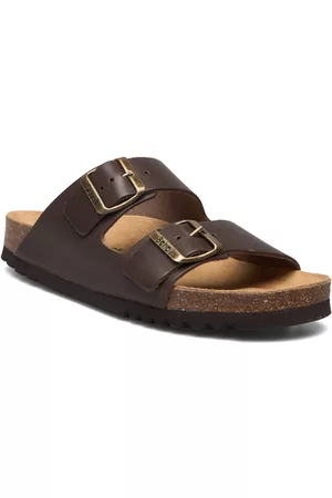 Scholl Naiset Sandaalit - Sl Josephine Leather Shoes Summer Shoes Flat Sandals Ruskea