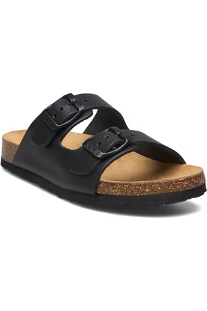 Scholl Lapset Tohvelit - Sl Alex Leather Aamutossut Sisäkengät Musta