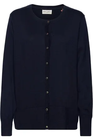 Lindex Cardigan Anna Tops Knitwear Cardigans Navy
