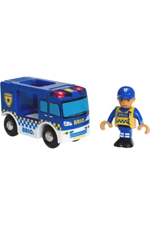 Brio 33825 Politibil Toys Toy Cars & Vehicles Toy Cars Police Cars Multi/patterned