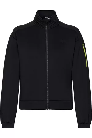 Lacoste Naiset Collegepaidat - Sweatshirts Svetari Collegepaita Musta