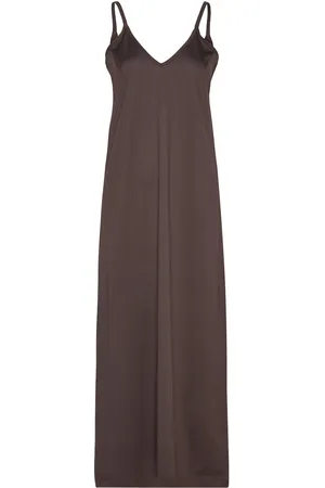 G-Star Slip Dress Loose S\L Wmn Maksimekko Juhlamekko Brown