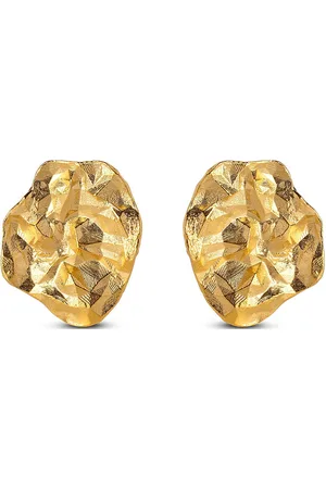 Enamel Studs, Windy Accessories Jewellery Earrings Studs Gold