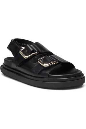 ALOHAS Harper Black Sandal Matalapohjaiset Sandaalit Black