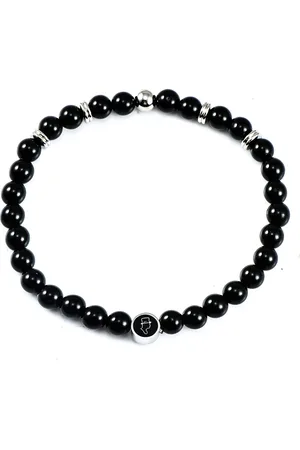 EDD Beads Bracelet 6Mm Rannekoru Korut Black