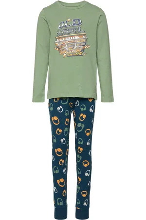 NAME IT Nkmnightset Hedge Green Music Pyjamasetti Pyjama Multi/patterned