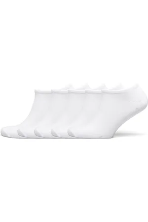 URBAN QUEST The Bamboo Women Footies 5-Pack Lingerie Socks Footies-ankle Socks White
