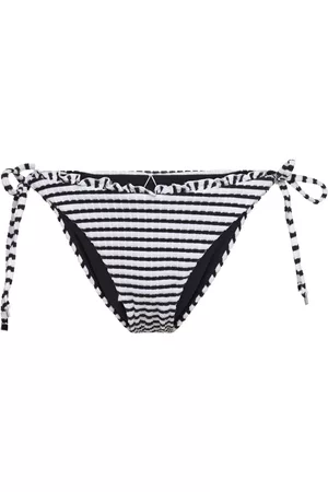 Seafolly Naiset Bikinit - Sorrento Stripe Tie Side Rio Swimwear Bikinis Bikini Bottoms Side-tie Bikinis Musta