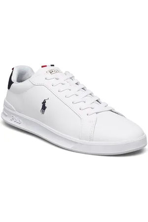 Ralph Lauren Heritage Court Ii Leather Sneaker Matalavartiset Sneakerit Tennarit White