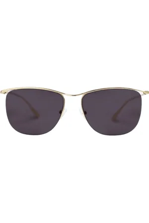 Corlin Eyewear Belmondo Gold Black Neliönmuotoiset Aurinkolasit Gold