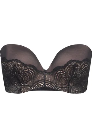 Wonderbra Refined Glamour Perfect Strapless Lingerie Bras & Tops Push Up Bras Black