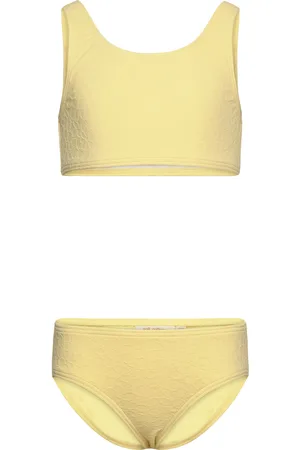 Soft Gallery Sgfaunia Structure Bikini Bikinit Yellow