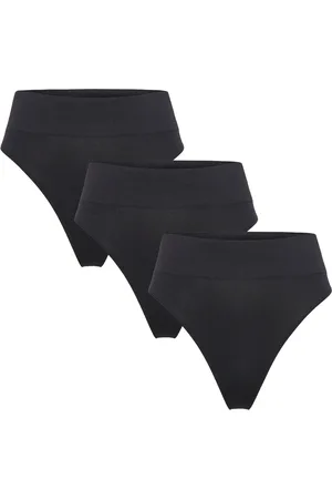 Missya Lucia High String 3Pack Stringit Alusvaatteet Black