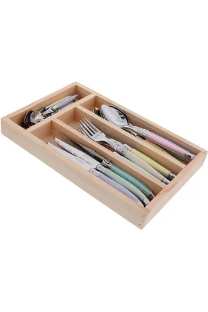Jean Dubost Bestiksæt 24 Stk Laguiole Home Tableware Cutlery Cutlery Set Multi/patterned