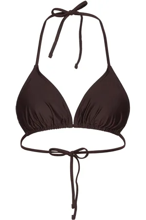 Rosemunde Triangle Bikini Top Swimwear Bikinis Bikini Tops Triangle Bikinitops Brown