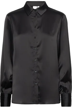 Y.A.S Pella Ls Shirt S. Tops Shirts Long-sleeved Black