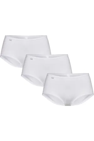 Sloggi 24/7 Microfibre Midi C3P Alushousut Brief Tangat White